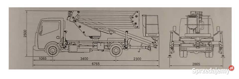 Wypożyczalnia wynajem na doby zwyżka podnośnik Olkusz