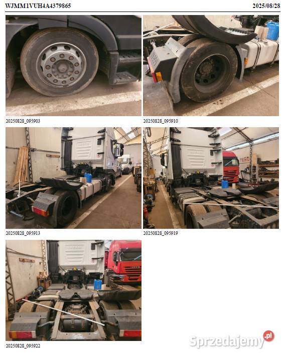 Ciągnik siodłowy Iveco AS 440 S50 Stralis E5 nie Ładzyń