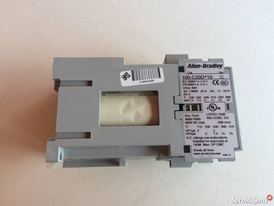 Stycznik ALLENBRADLEY 100C23D10 Brzoza sprzedam