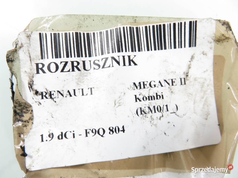 ROZRUSZNIK RENAULT MEGANE II 19 dCi 8200628419A