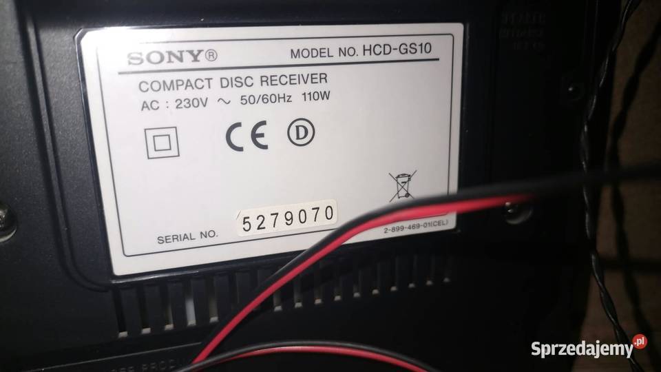 Wieża Sony HCDGS10 opolskie Głubczyce