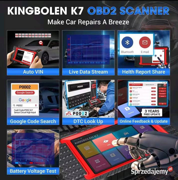 KINGBOLEN K7 Dożywotnia Aktualizacja Interfejs dolnośląskie Wrocław