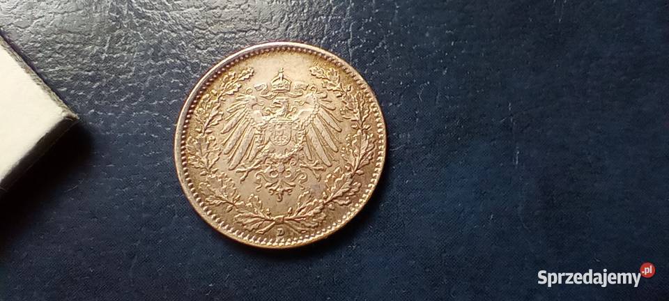 Stare monety 12 marki 1916 D Niemcy srebro Numizmatyka Lesko sprzedam