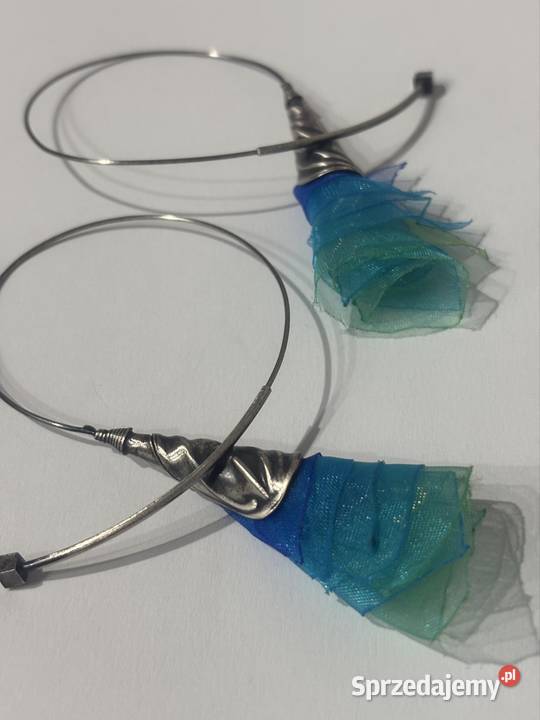 Kolczyki koła w stylu Art Nouveau Shambala