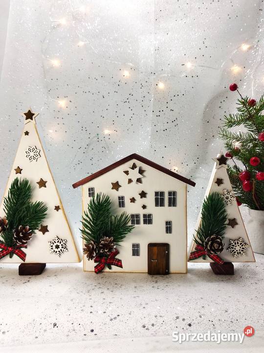 Magia Świąt w dekoracji z drewna Wrocław