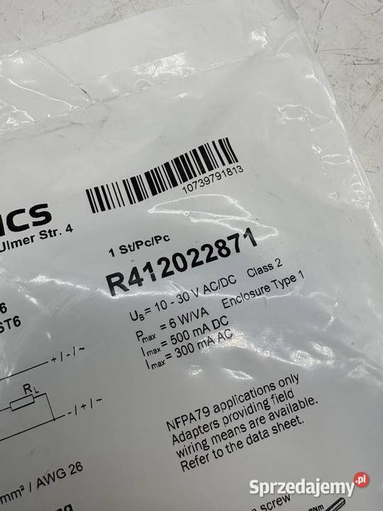 Aventics ST6R3K10U030 R412022871 Czujnik Pozostałe Warszawa