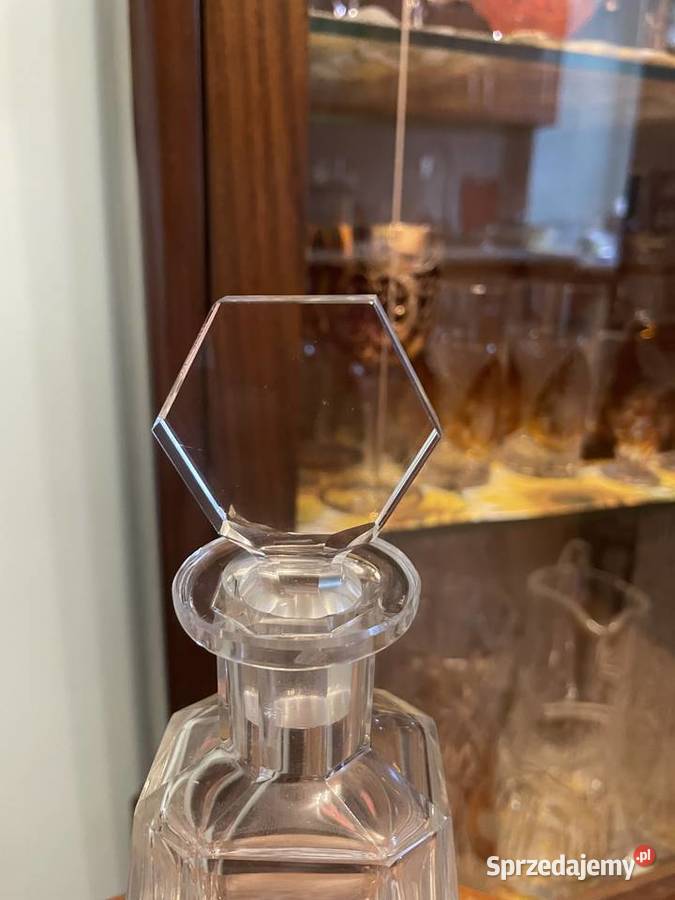 Karafka z kieliszkami z kryształu Jelenia Góra sprzedam