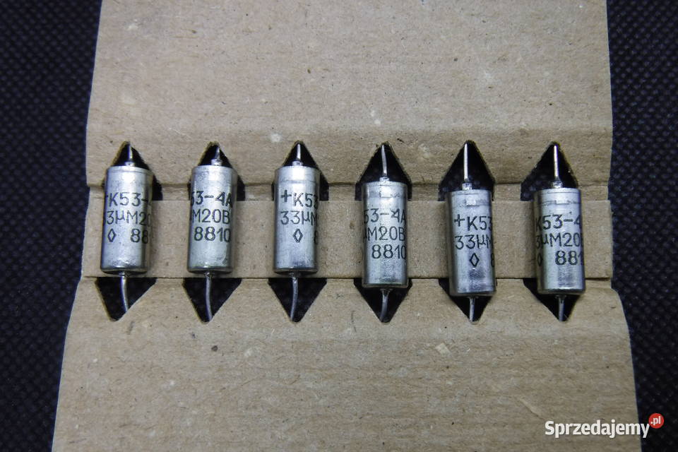 K534A kondensator 33uF 20V 534 33u 20 z Niobem mazowieckie sprzedam