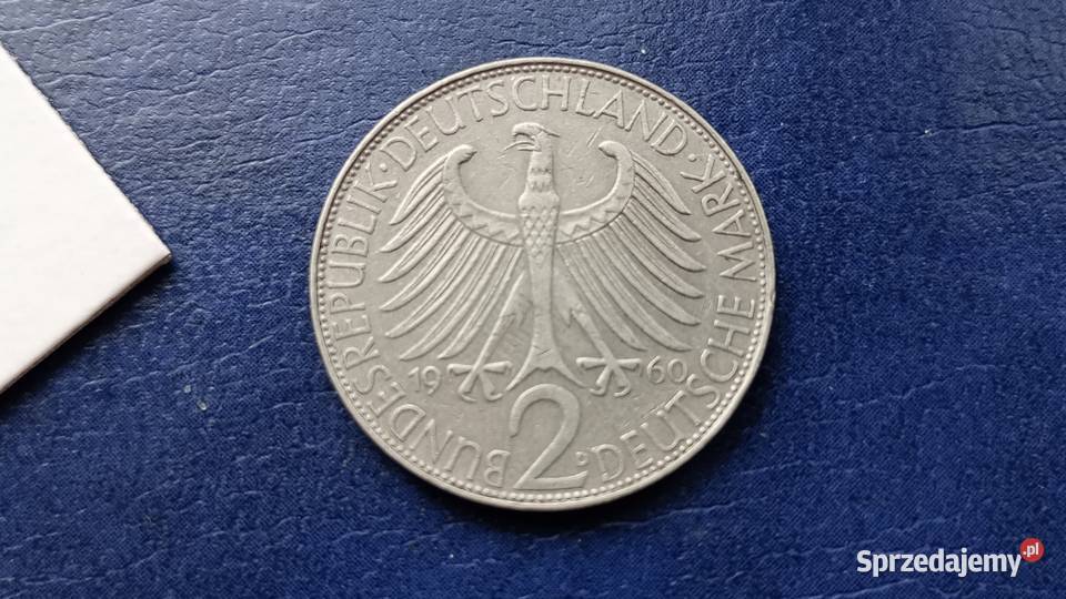 Stare monety 2 marki 1960 D Niemcy Numizmatyka podkarpackie