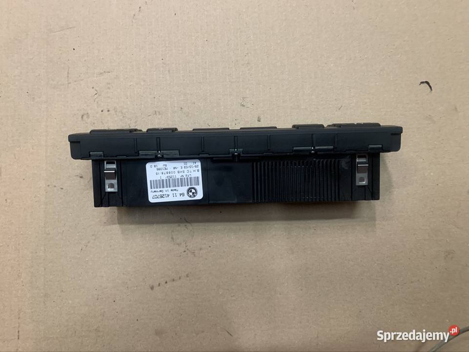 4126707 panel nawiewu klimatyzacji bmw 3 e46 Rok produkcji 2003 Szczecin sprzedam