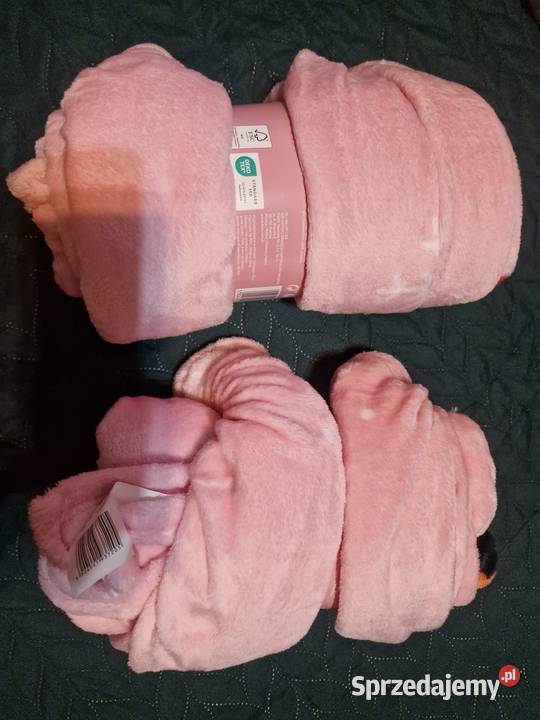 NOWY Koc z jamnikami ze świątecznymi jamnikami Koce i narzuty