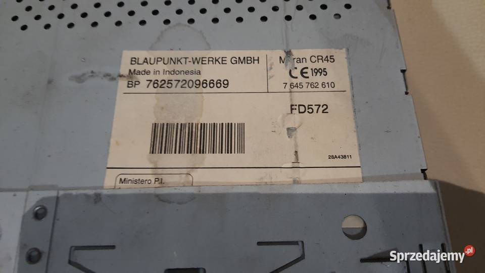 Radio samochodowe 12V Blaupunkt Meran CR45 FM lubelskie Lublin