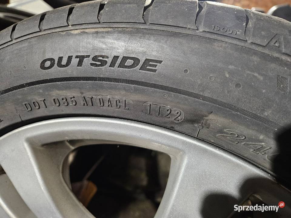 Felgi z oponami lato 2454517 5x112 Mercedes audi Średnica 17" Prochowice sprzedam