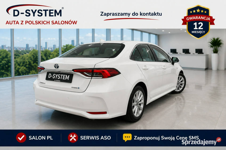 Toyota Corolla 22 Salon Polska 18 HYBRID 1wł z czujnik deszczu Białystok sprzedam