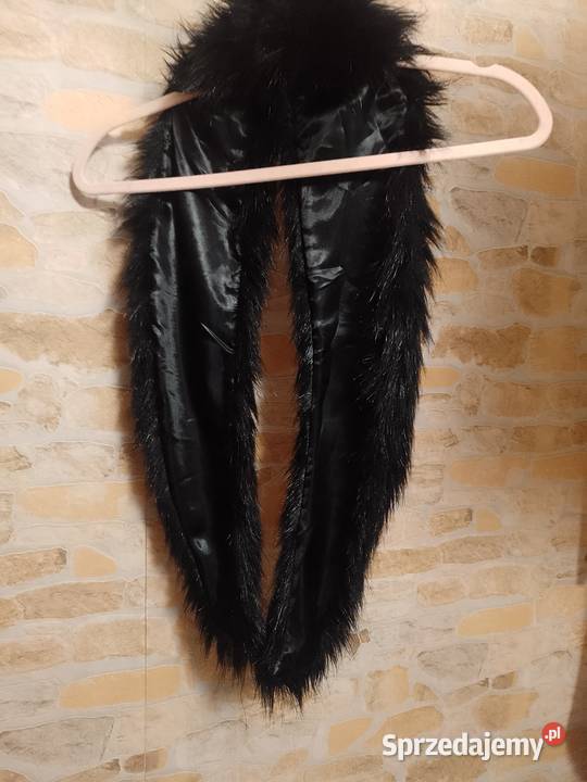 Ekskluzywny długi Futrzany kołnierz z Londynu Galanteria i dodatki Kraków