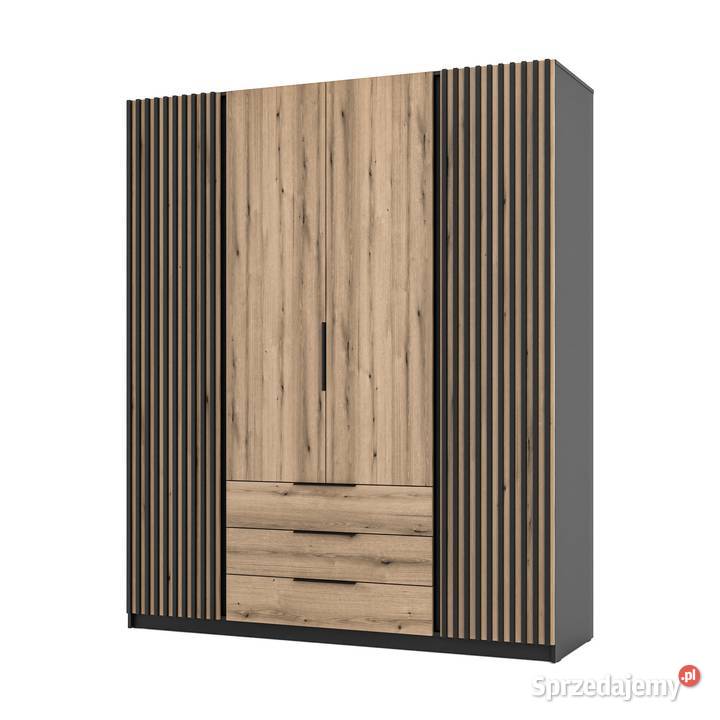 Duża pojemna szafa z lamelami 200 4 kolory z 200cm śląskie Chorzów