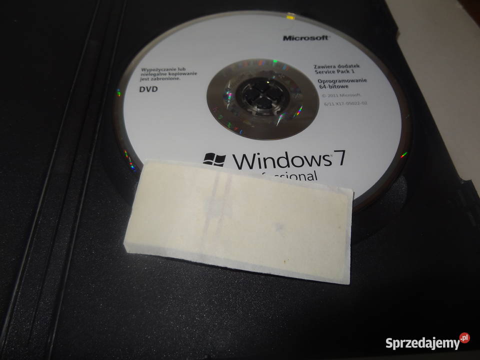 System Windows 7 Professional 64Bit polski wielkopolskie Poznań sprzedam