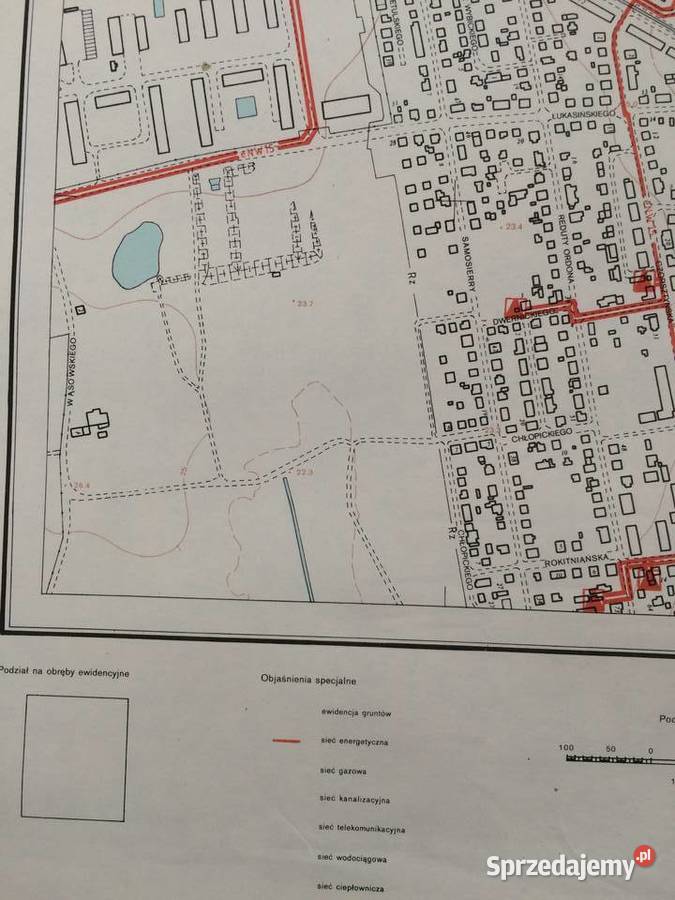2536 Mapa Tematyczna Szczecina Szczecin sprzedam