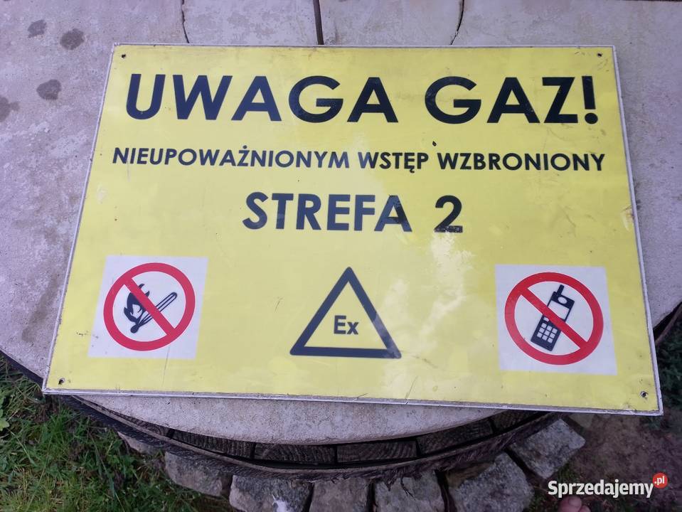 Tablica ostrzegawcza loftt zbieracza