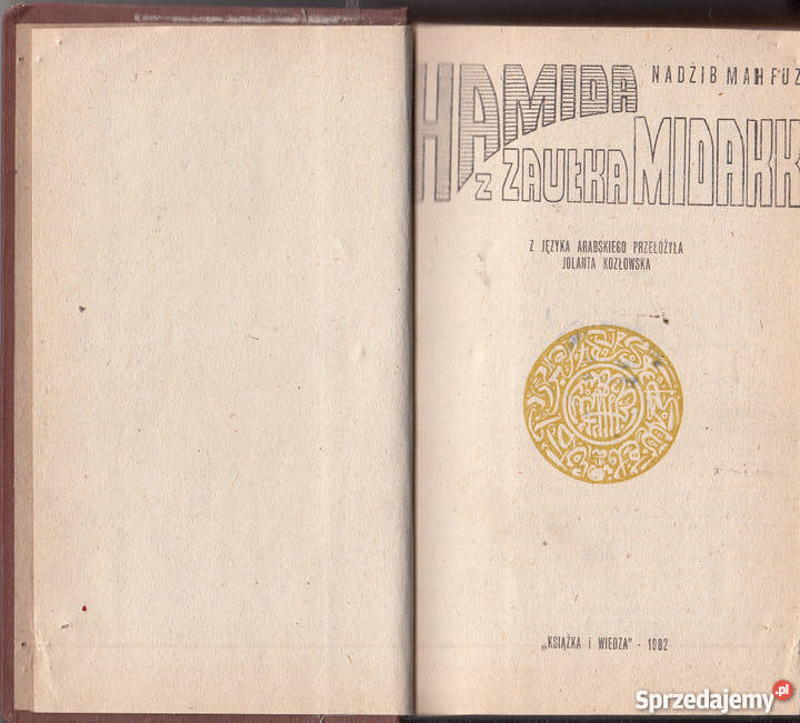 01889 HAMIDA Z ZAUŁKA MIDAKK NADŻIB MAHFUZ Czyrna