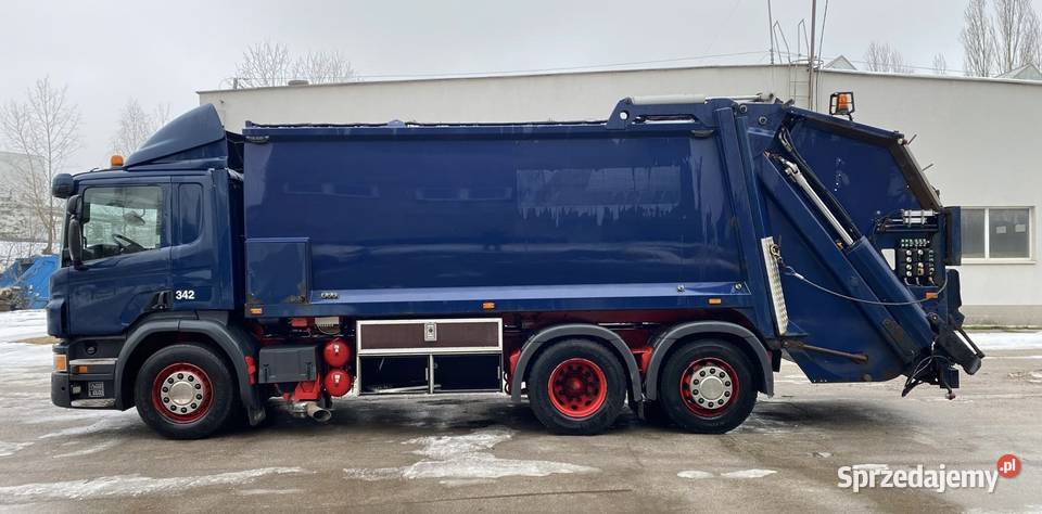 Scania P320 śmieciarka 2016WAGA Prasa Terberg 10200kg Nowiny