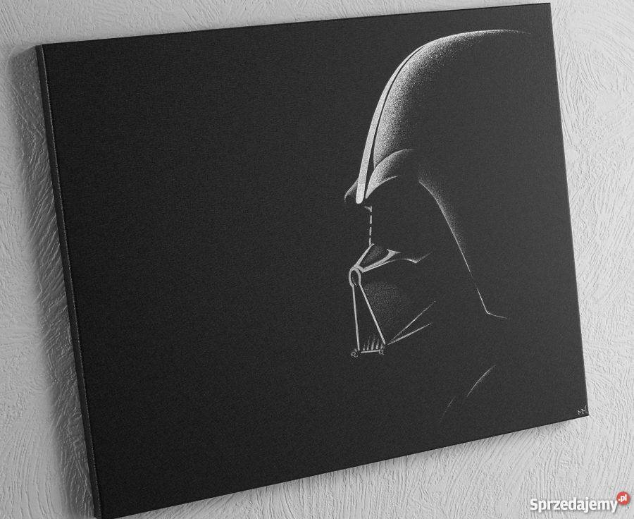 Ręcznie grawerowany w blasze Darth Vader Star Sandomierz