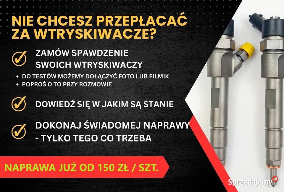 Regeneracja wtryskiwaczy dobra Ciechanów