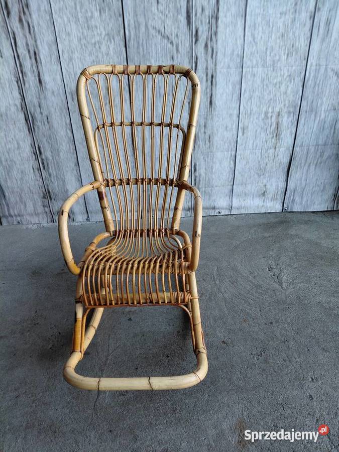 fotel bujany bambusowy 436