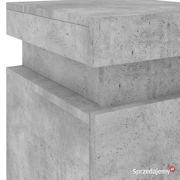 Szafka nocna z oświetleniem LED szarość betonu mazowieckie Warszawa sprzedam