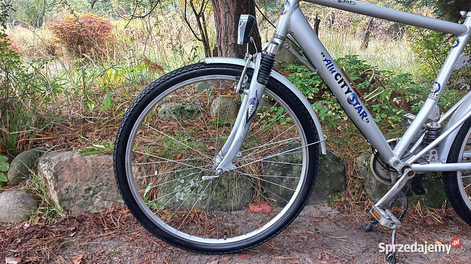 Rower Miejski Męski Alu City Star Sram S7 biegów dolnośląskie Wołów