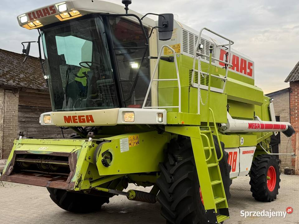 Claas Mega 208 II transport w Borowie