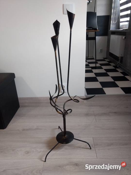 Świecznik metalowy Katowice
