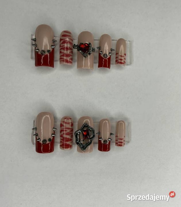Press on nails ćwieki Pozostałe
