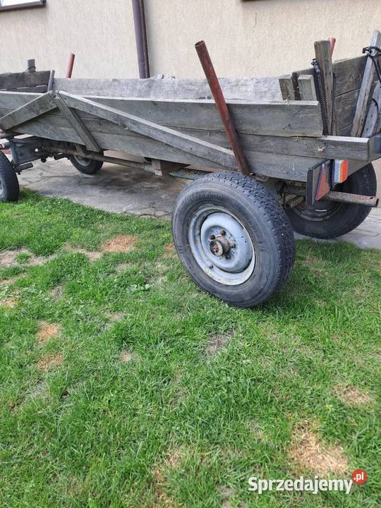 Przyczepa fura wóz gospodarczy nieuszkodzony Krzykawa