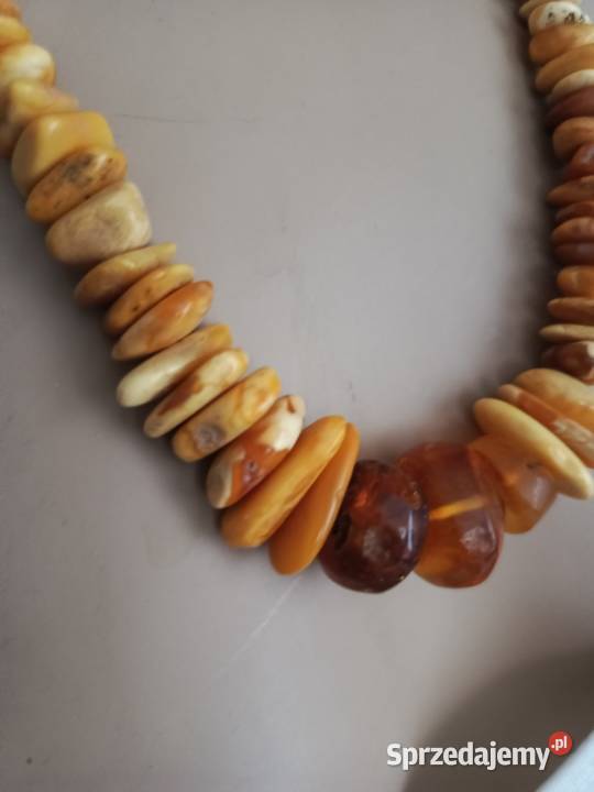Naszyjnik Bursztyn Vintage
