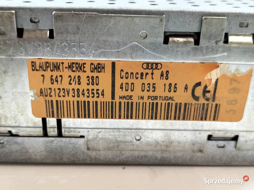 RADIO 4D0035186A Audi A6 II 19972004 C5