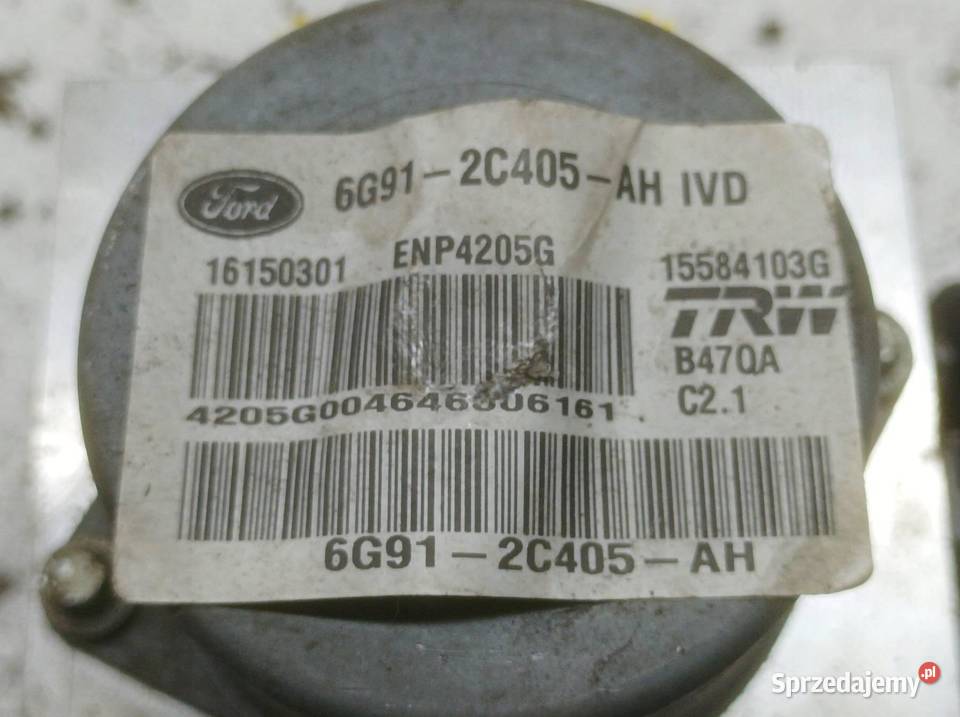 POMPA ABS 6G912C405AH Ford S I 20062015 Rok produkcji 2006 sprzedam