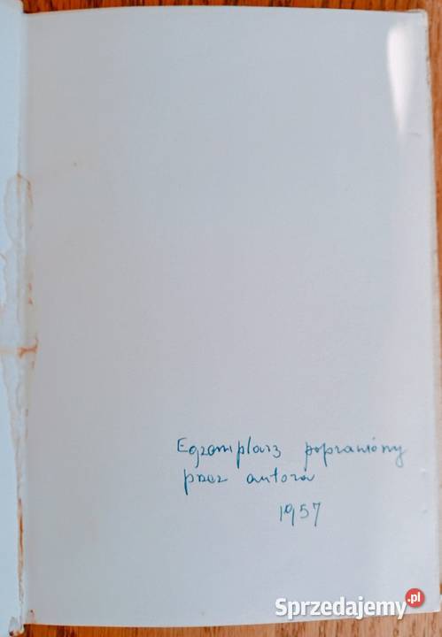 Emigracja Tomik poezji Autograf Bychawka Trzecia