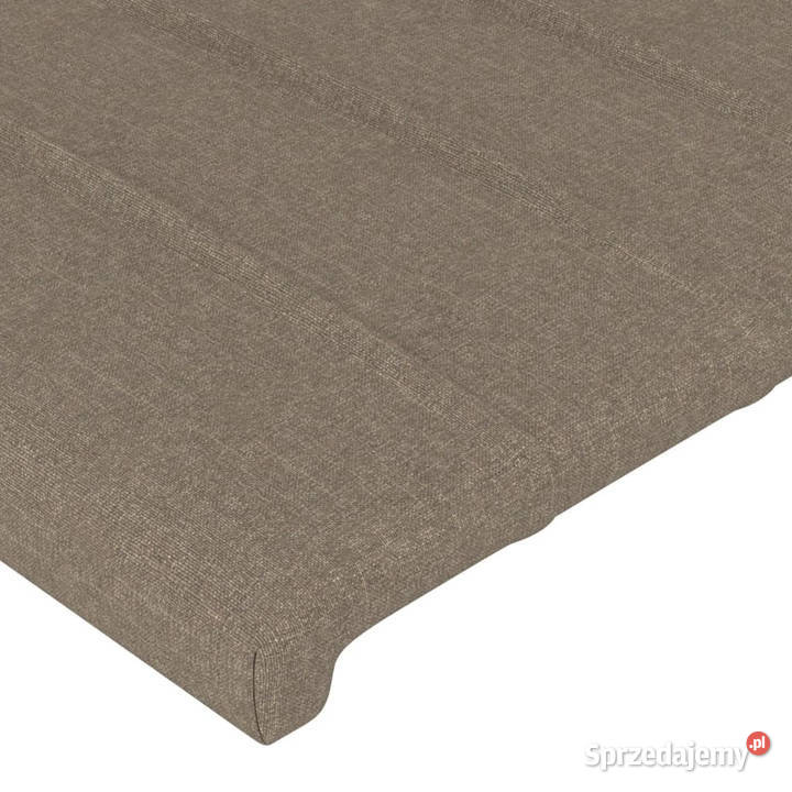 Zagłówek do łóżka z LED taupe 147x16x118128 mazowieckie