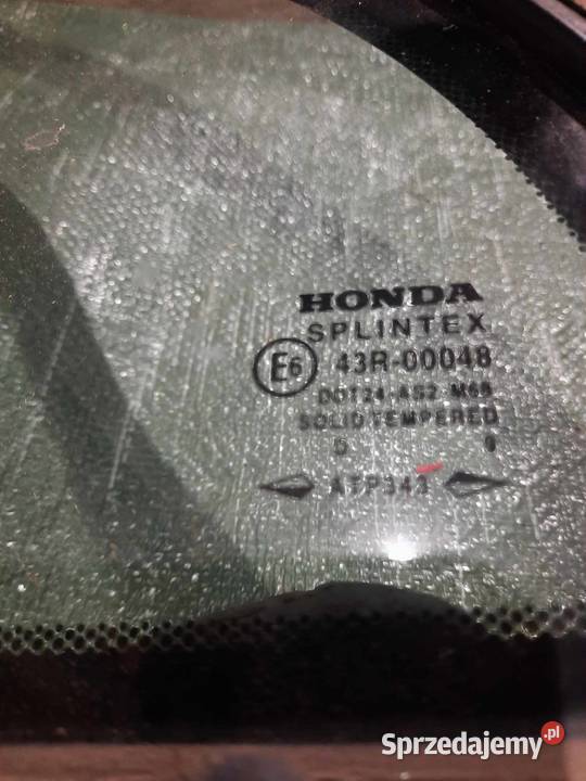 Szyba lewy prawy tył trójkątna Honda Accord VI 6 Ostrowiec Świętokrzyski sprzedam