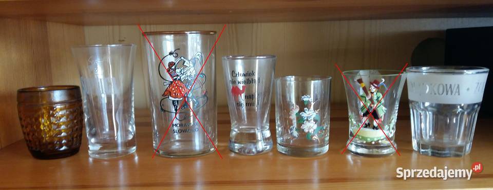 Kieliszki do wódki różne Łódź