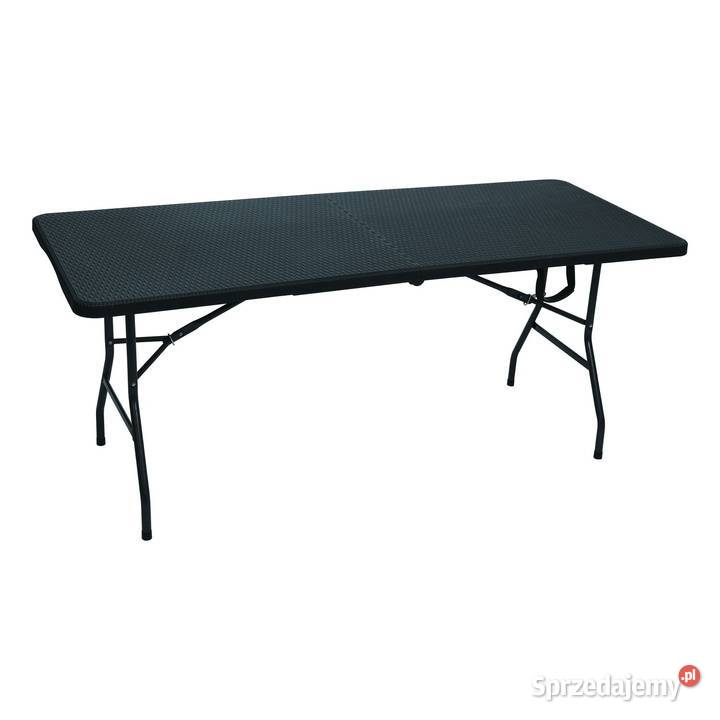 Duży stół składany ogrodowy cateringowy metal Poznań