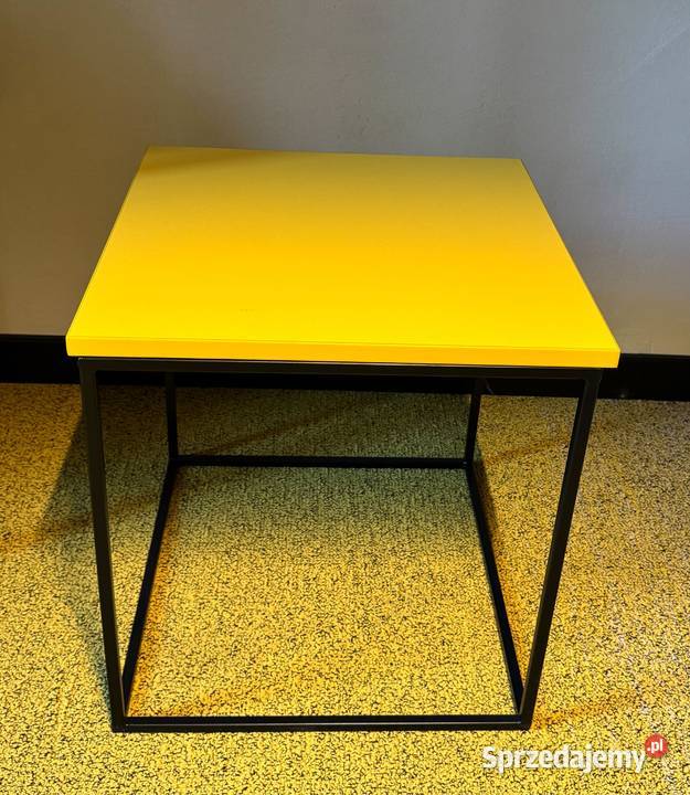 stolik kawowy x2 zestaw żółtoczarnych stolików Chorzów