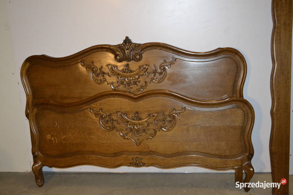 łóżko ludwikowskie 150 dąb śląskie Będzin sprzedam