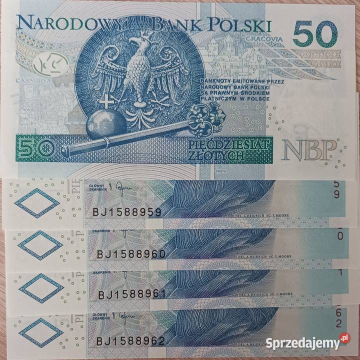 5 x 50 Kazimierz Wielki 2017 rkolejne Numizmatyka Konin