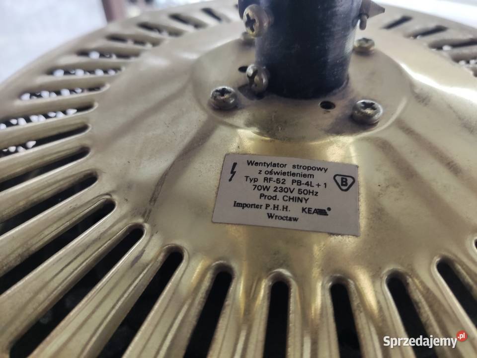 Żyrandol z funkcją wentylatora Wrocław