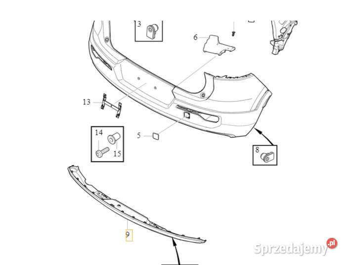 VOLVO C40 XC40 dyfuzor dokladka spoiler zderzak Gadgety motoryzacyjne Bielany Wrocławskie