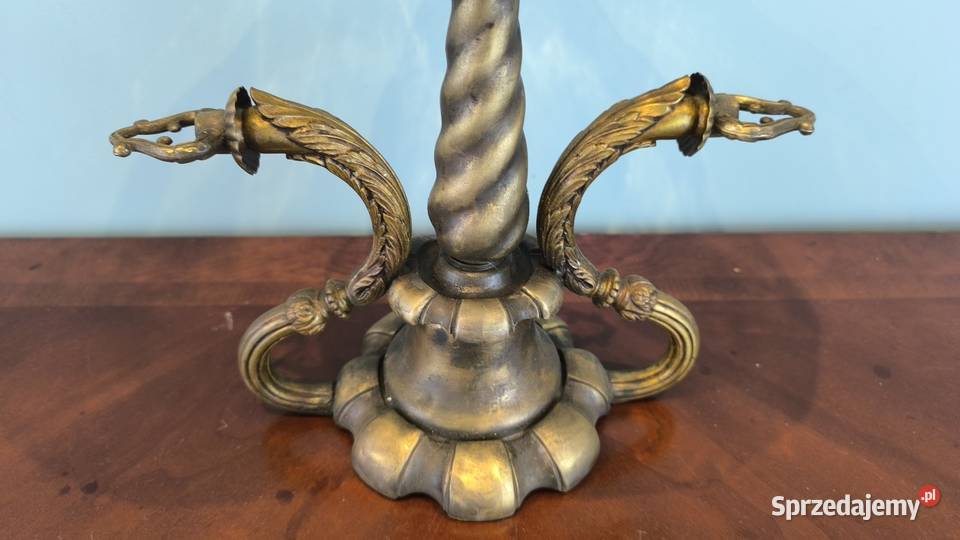 Piękna unikalna mosiężna patera owocarka