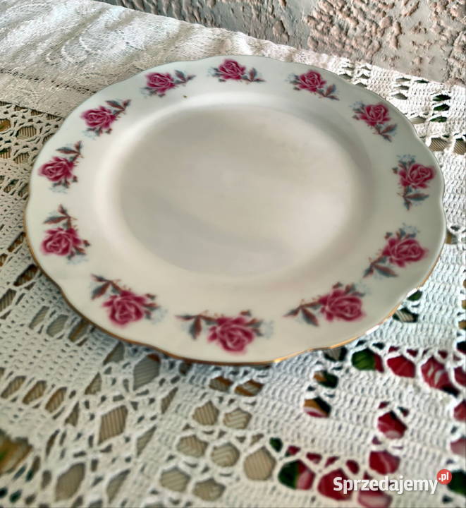 Vintage PRL Chińska porcelana tależ deserowy lubelskie Lublin sprzedam