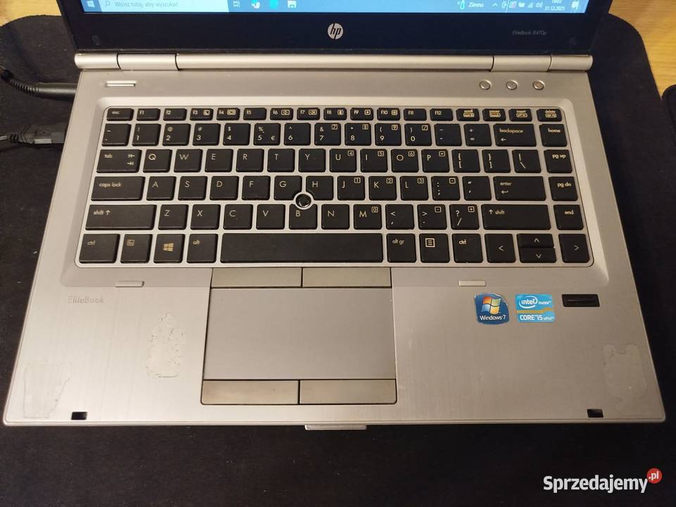 HP EliteBook 8470p i5 Windows 10 Pro wada 4GB Bircza